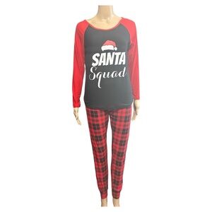 Santa Squad Pajama Joggers Set